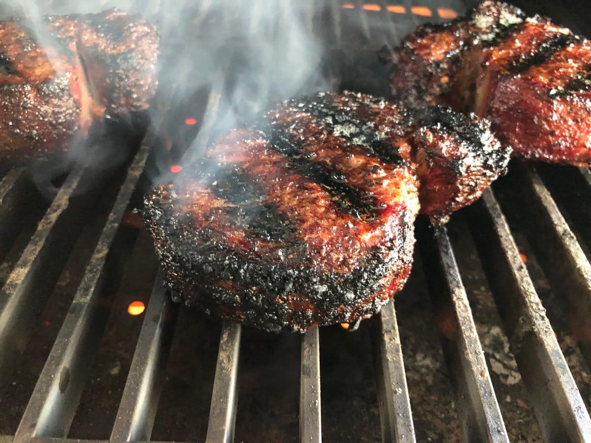 Beef tenderloin on MAK 2 Star grill searing grates