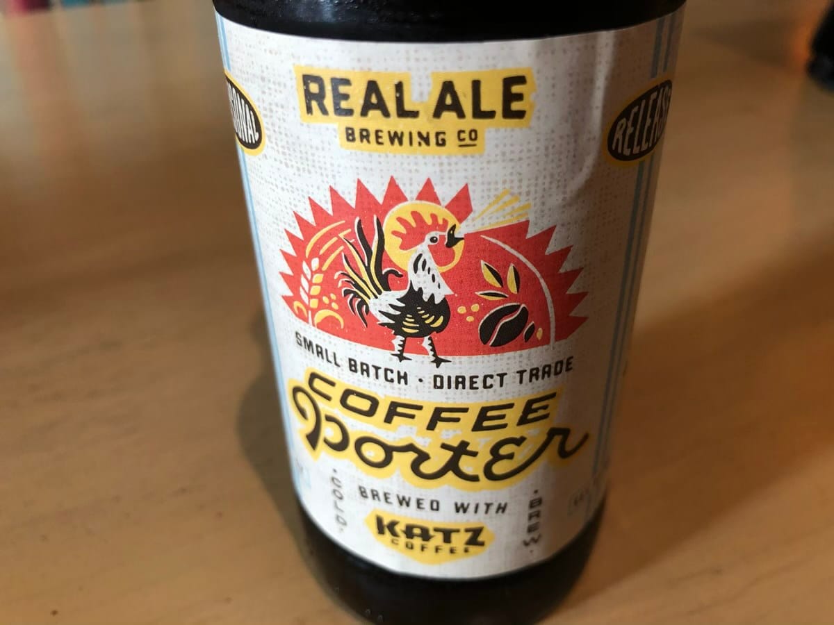 Real Ale Seasonal Coffee Porter beer