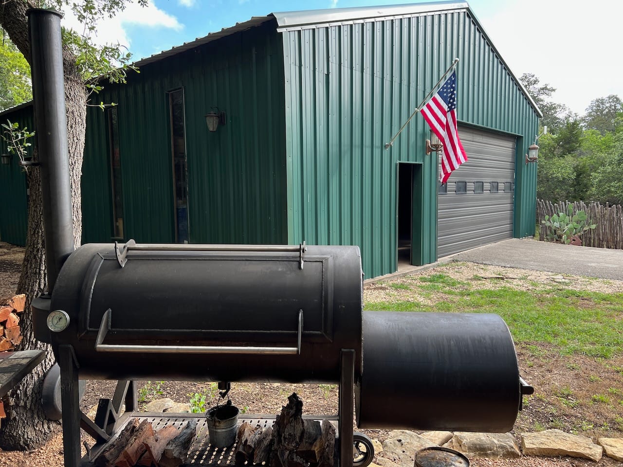 Mill Scale 94 offset smoker.