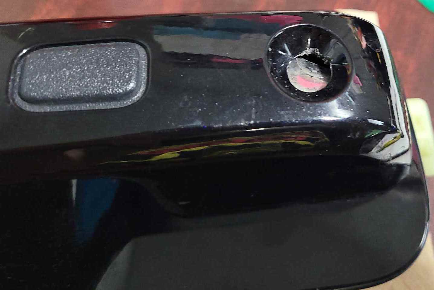 Damaged keyhole on 2019 Ford F-150 Driver Handle