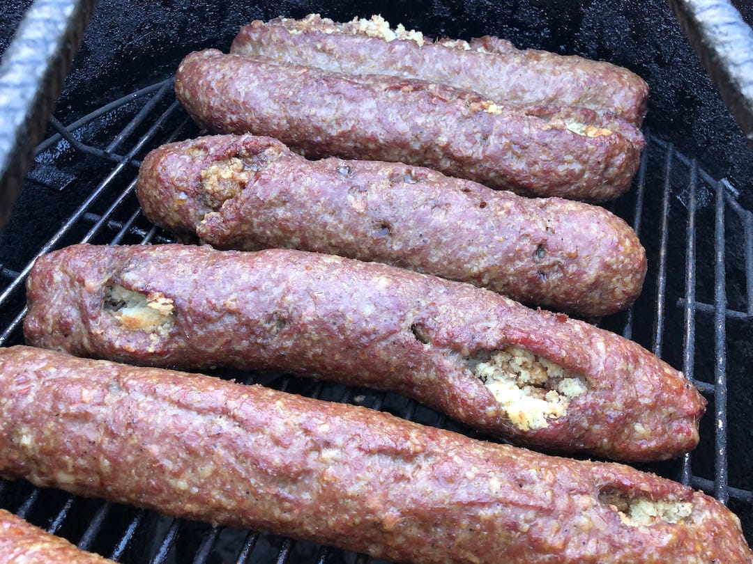 Cinnamon Crumb Cake Breakfast Sausage Fatty's smoking on the Pit Barrel Cooker