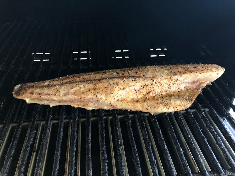 Redfish Cooked on MAK 2 Star Pellet Grill