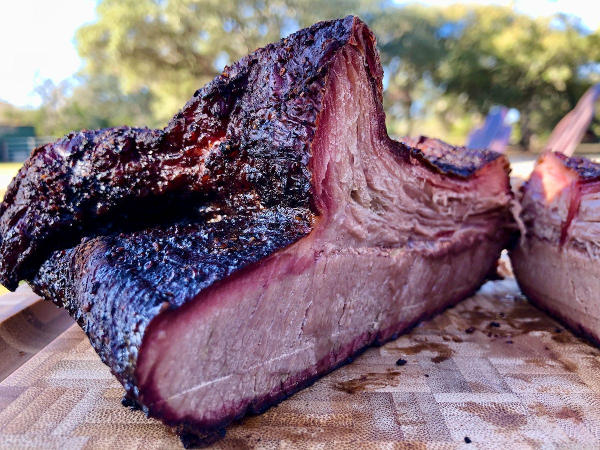 Piedmontese Brisket Smoked on MAK 2 Star Pellet Grill