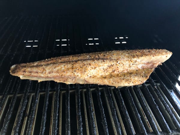 Redfish Cooked on MAK 2 Star Pellet Grill